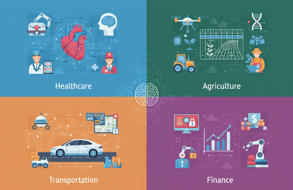 Applications of Artificial Intelligence in Various Sectors
