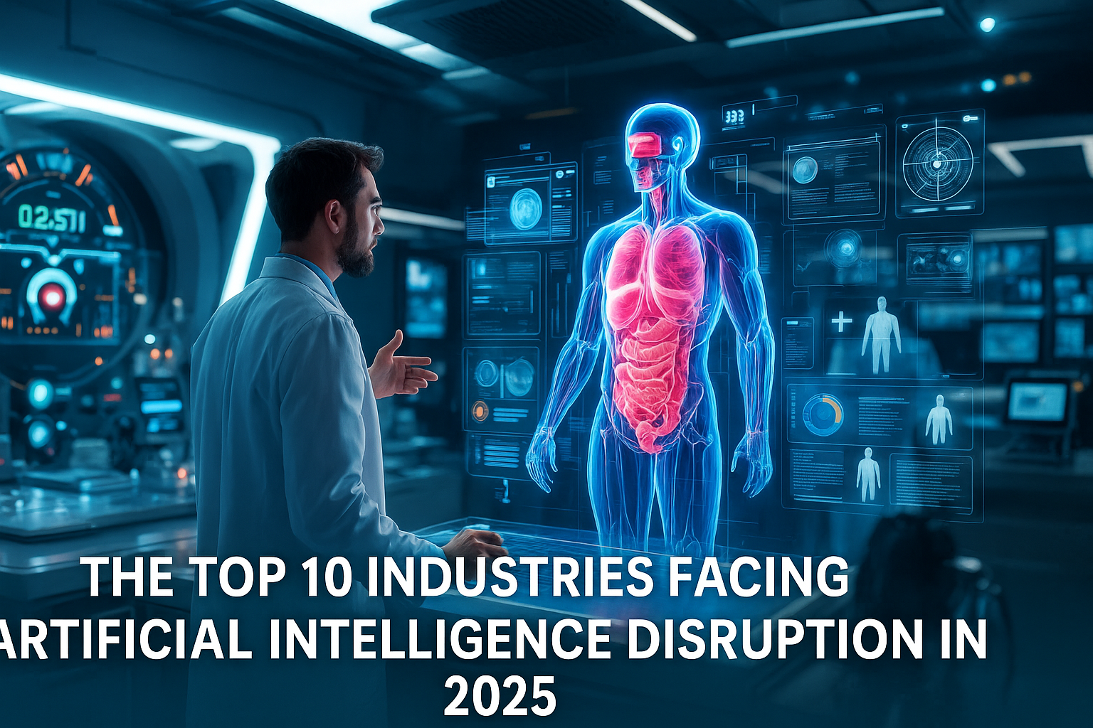 The Top 10 Industries Facing Artificial Intelligence Disruption in 2025