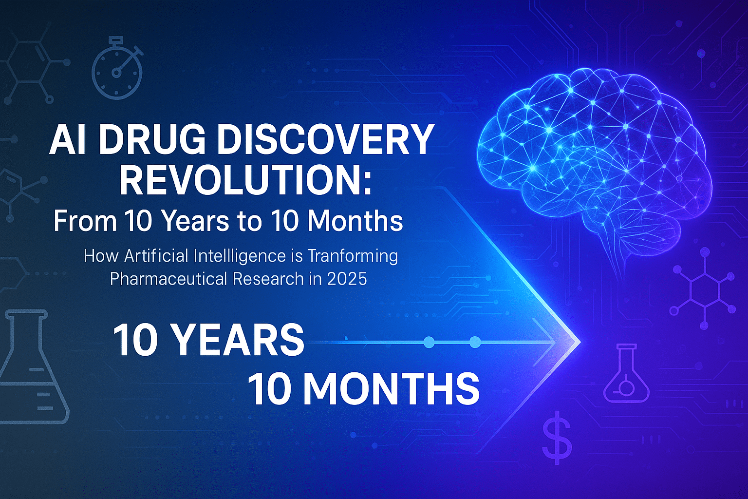 AI Drug Discovery Revolution: From 10 Years to 10 Months – How Artificial Intelligence is Transforming Pharmaceutical Research in 2025