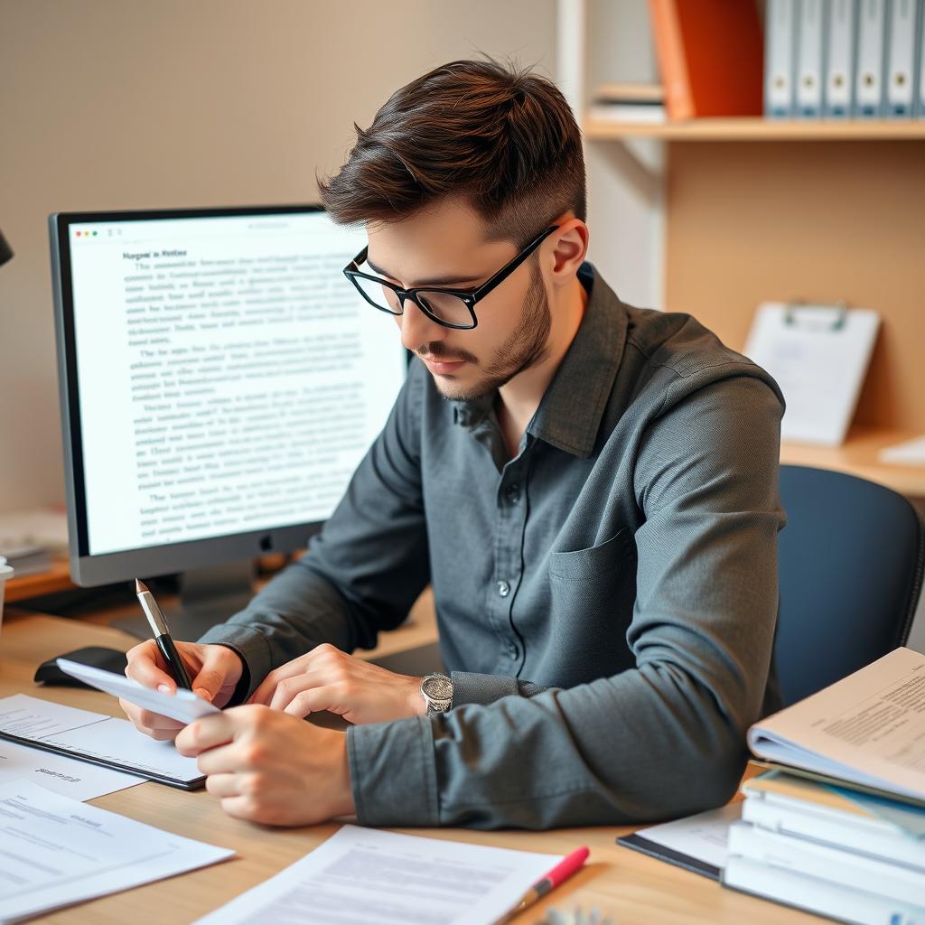 Content editor adding personal experience and brand voice