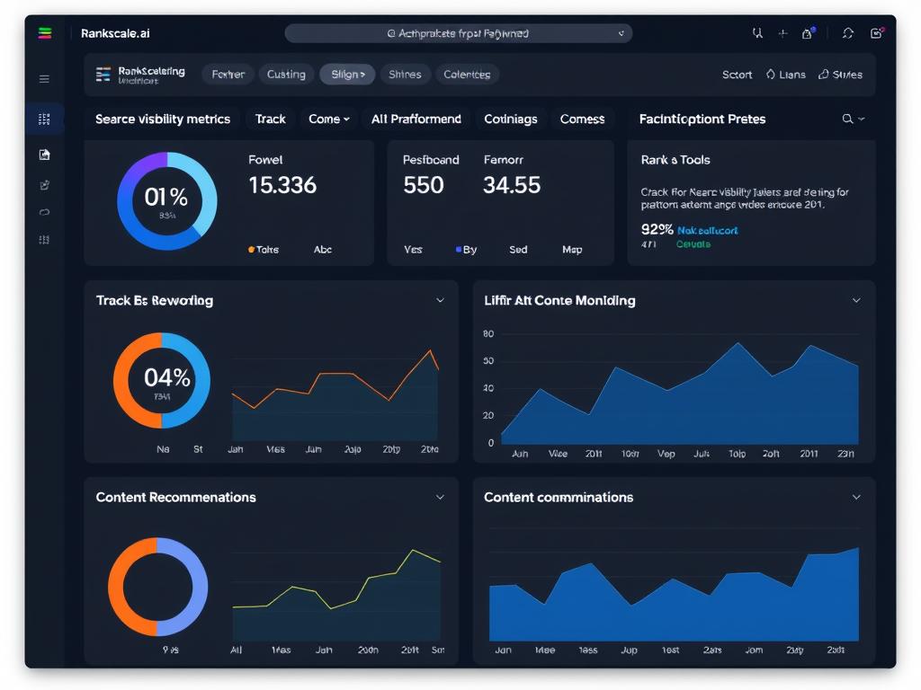 Rankscale.ai visibility tracking dashboard