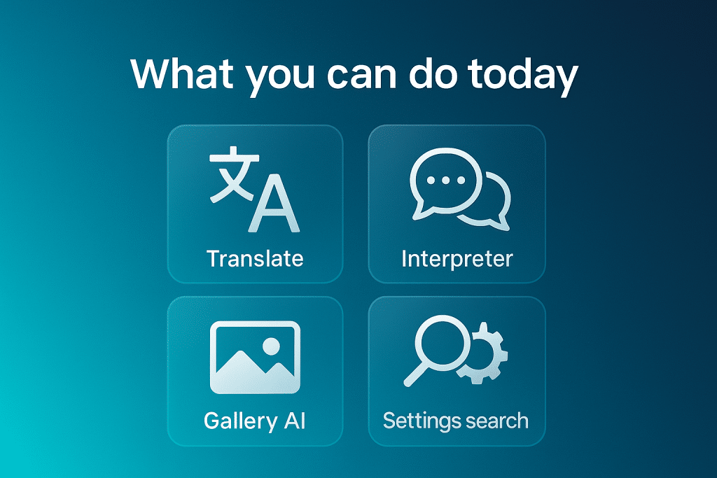 What Android (Galaxy) users can do today - Samsung gauss2 - AI Native - aihika.com