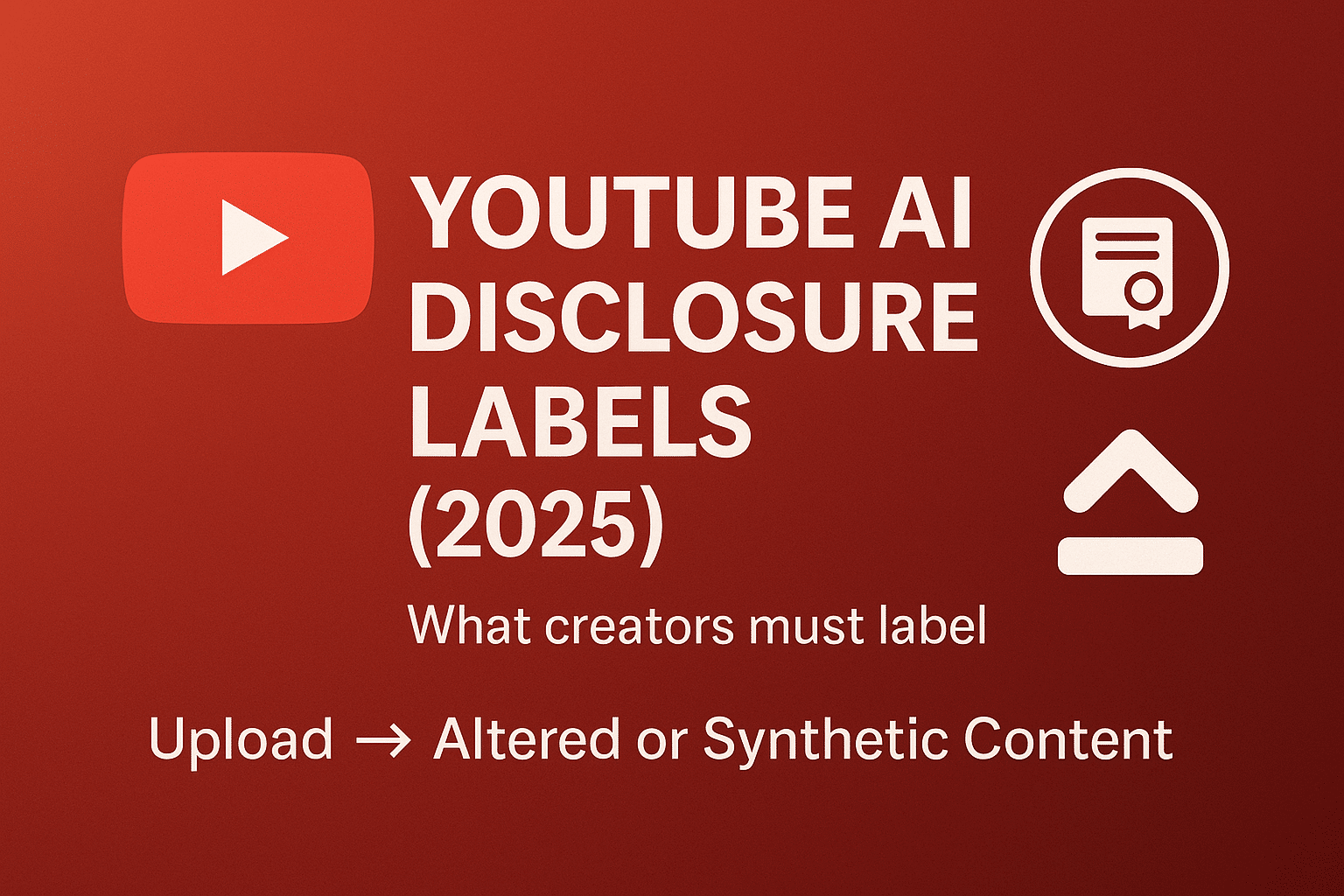 YouTube AI Disclosure Labels 2025: Complete Guide