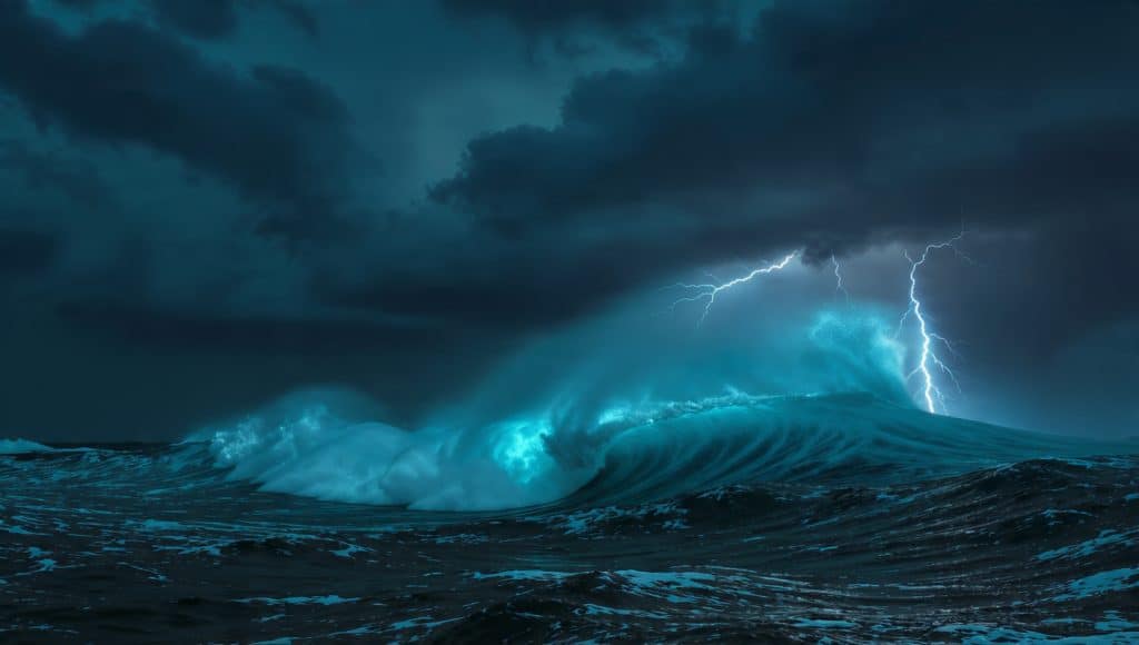 Cinematic seascape prompt - meta ai + midjourney - aihika.com